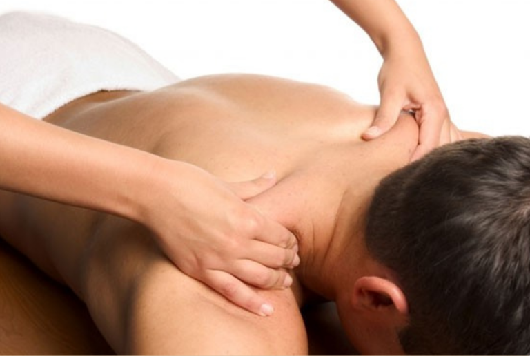 Massagem relaxante para relaxamento e autocuidado